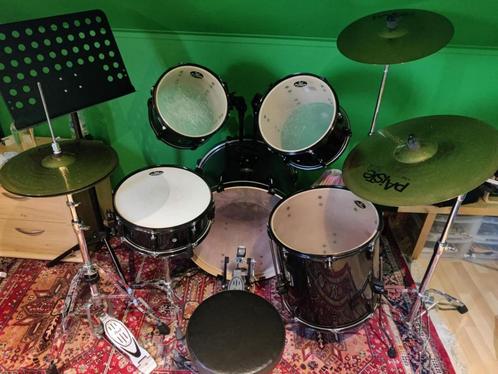 Drum Drumstel Pearl Vision VB825 all incl, Muziek en Instrumenten, Drumstellen en Slagwerk, Zo goed als nieuw, Pearl, Ophalen