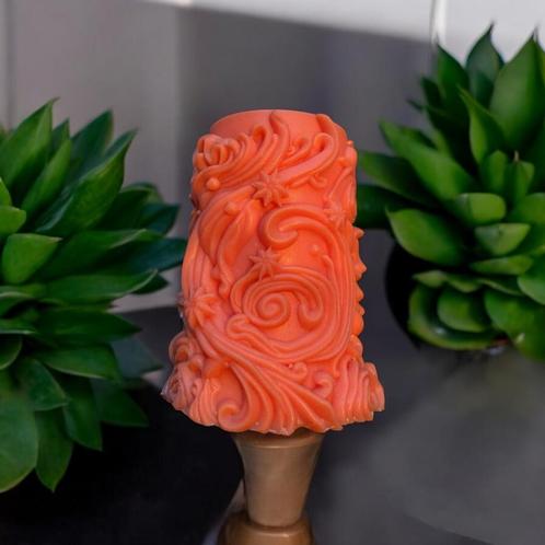 Handgemaakte kaars, Huis en Inrichting, Woonaccessoires | Kunstplanten en Kunstbloemen, Nieuw, Ophalen of Verzenden