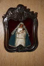 Mariabeeld met kind in kader - 30 euro, Antiquités & Art, Enlèvement
