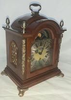 Horloge de table Westminster en loupe de noyer wuba warmink, Antiquités & Art, Antiquités | Horloges, Enlèvement ou Envoi