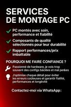 Service de montage PC, Ophalen of Verzenden, Nieuw