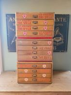 Oude kleine fourniturenmeubels (90€/p of 255€ voor een set v, Antiek en Kunst, Ophalen