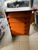 Houten schoenkast , 6 ligplanken met deur, Huis en Inrichting, Ophalen, Gebruikt, 5 laden of meer, 100 tot 150 cm