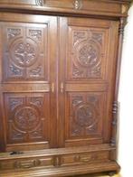 Antieke kast ong. 70jaar. Kan als hal of sierkast gebruikt, Antiek en Kunst, Ophalen