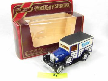 KA08 - Models of Yesteryear - Y22 Ford Woody Carters (4) beschikbaar voor biedingen