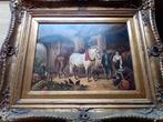 Antiek schilderij, Antiek en Kunst, Kunst | Schilderijen | Klassiek, Ophalen of Verzenden