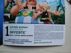 1 entrée enfant pour le parc Astérix, Envoi, Neuf