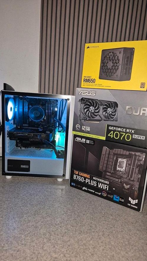 HighEnd Pc i5 13th Gen  RTX 4070 super 32GB DDR5 2 Tb, Computers en Software, Desktop Pc's, Nieuw, SSD, Gaming, Ophalen of Verzenden