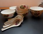 Bols a soupe et cuillere, Enlèvement ou Envoi, Comme neuf, Autres styles, Récipient(s)