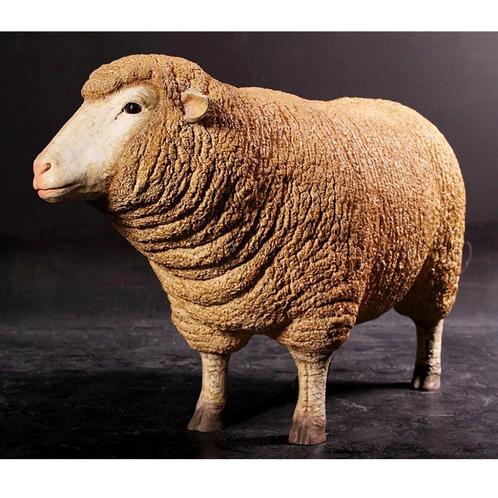 Mouton Merino Eve – Statue mouton Longueur 96 cm, Collections, Collections Animaux, Neuf, Enlèvement ou Envoi