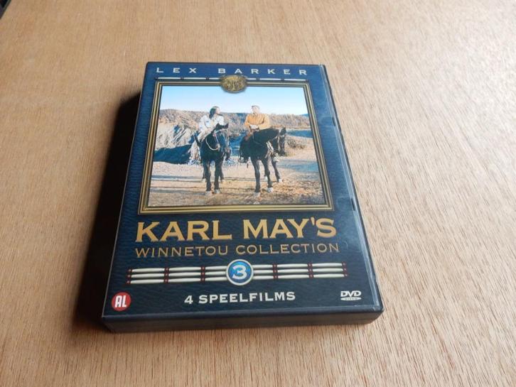 nr.1632 - Dvd's: karl may's winnetou collection deel 3-1963, Cd's en Dvd's, Dvd's | Klassiekers, Actie en Avontuur, 1960 tot 1980