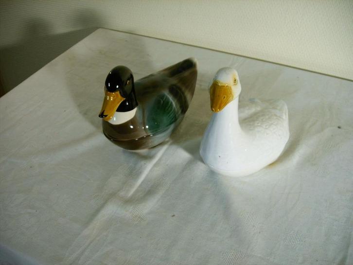 2 Caugant paté eenden, Antiek en Kunst, Curiosa en Brocante, Ophalen of Verzenden