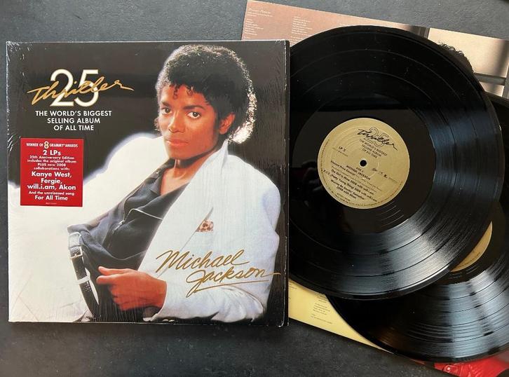 MICHAEL JACKSON - Thriller: 25 ( 2LP set; MINT ), Cd's en Dvd's, Vinyl | Pop, Zo goed als nieuw, 2000 tot heden, 12 inch, Ophalen of Verzenden