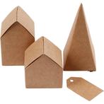 boîtes pliantes + étiquettes 5,7-10 cm pour faire des maison, Envoi, Bricolage, Neuf