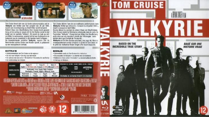 valkyrie (blu-ray) nieuw, Cd's en Dvd's, Blu-ray, Zo goed als nieuw, Overige genres, Ophalen of Verzenden