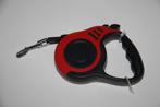 rode automatische flexibele hondenriem 5m lang nieuw, Verzenden, Hondenriem