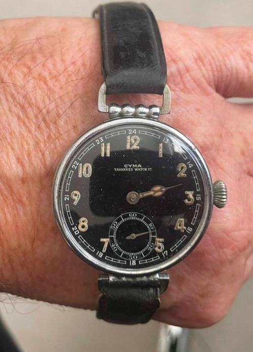 Montre CYMA Tavannes watch pour l'armée Anglaise cadran noir, Collections, Objets militaires | Seconde Guerre mondiale, Armée de l'air