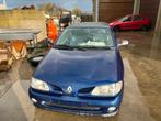 Renault Megane 1 1.6 benzine Cabrio, Auto's, Renault, 4 cilinders, Cabriolet, Blauw, Leder