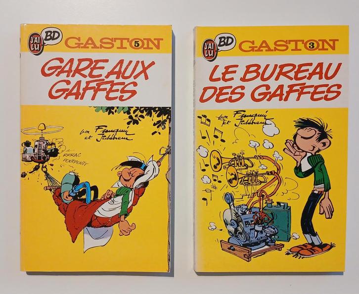 BD 2 Gaston (Poche) le 3 et 5 Franquin Neuf, Boeken, Stripverhalen, Nieuw, Meerdere stripboeken, Ophalen of Verzenden