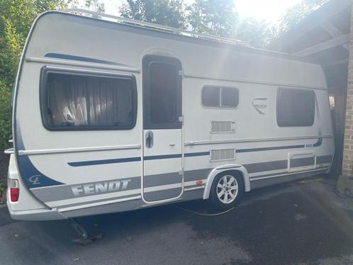 FENDT 465 caravan, Caravans en Kamperen, Caravans, Particulier, tot en met 4, Fendt, 2 aparte bedden, Dwarsbed, 5 tot 6 meter