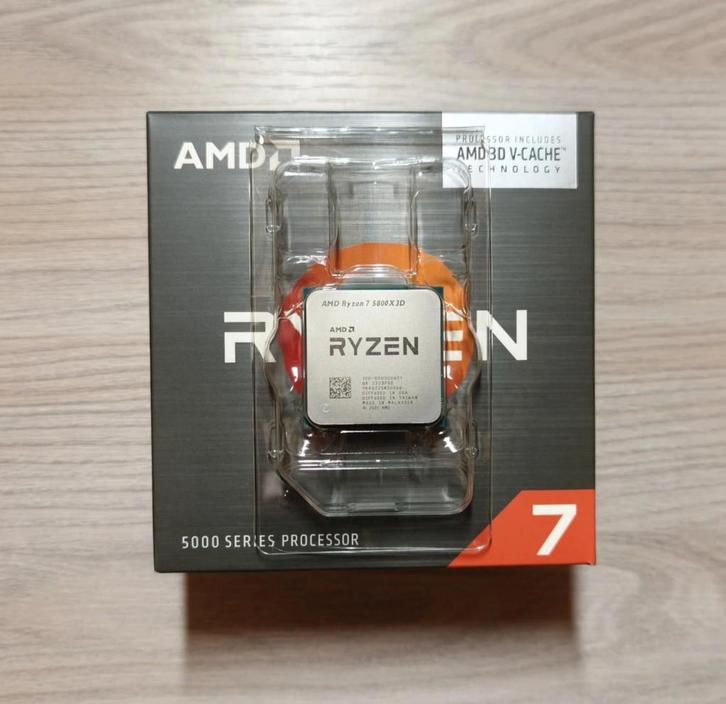 Processeur AMD Ryzen 7 5800x3D AM4, Informatique & Logiciels, Processeurs, Comme neuf, Enlèvement ou Envoi