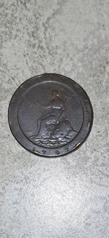 2 penny britannia 1797 beschikbaar voor biedingen