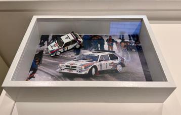 Cadre rallye déco souvenir TOIVONEN 1986