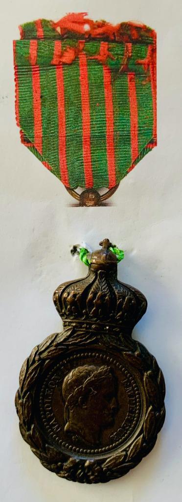 herinneringsmedaille "Sainte-Hélène" Napoléon, Postzegels en Munten, Penningen en Medailles, Brons, Ophalen