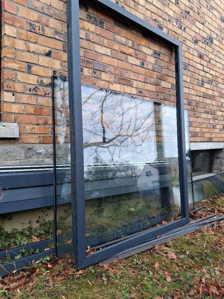 Châssis, Bricolage & Construction, Châssis & Portes coulissantes, Neuf, Châssis de fenêtre, 150 à 225 cm, 150 à 225 cm, Vitre comprise