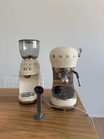SMEG CREU KOFFIE ZET EN KOFFIEMALER, Elektronische apparatuur, Koffiezetapparaten, Koffiemachine, Zo goed als nieuw, 2 tot 4 kopjes
