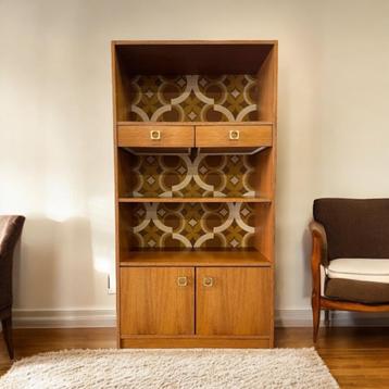 Buffet/armoire vintage avec espace ouvert/étagères, Enlèvement ou Envoi