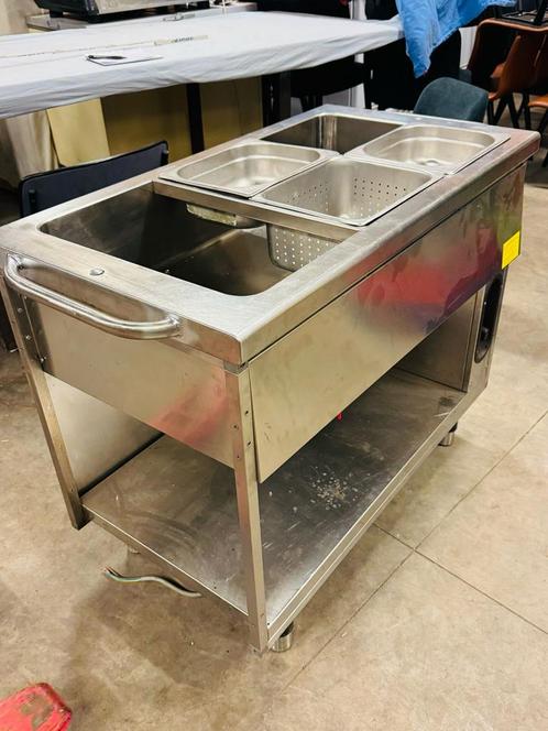 Roestvrijstalen Bain-marie / Warmhoudtafel, Elektronische apparatuur, Overige elektronische apparatuur, Ophalen of Verzenden