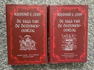 RAYMOND FEIST DE SAGA VAN DE DEMONENOORLOG COMPLEET,HARDCOVE beschikbaar voor biedingen