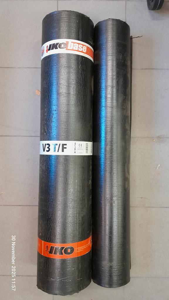 IKO Base V3 T/F 3mm . 1,5 rol Roofing - Bitumen Onderlaag, Doe-het-zelf en Bouw, Dakpannen en Dakbedekking, Ophalen