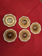 vijf porseleinen borden, Enlèvement