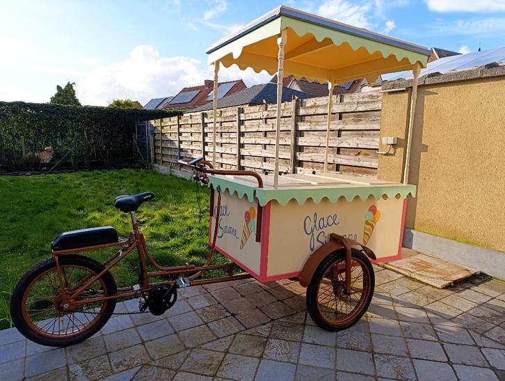 Ijskar / triporteur / bakfiets / ijscokar, Articles professionnels, Horeca | Food, Glace, Enlèvement