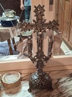 Tinnen kruisbeeld, Antiek en Kunst, Ophalen