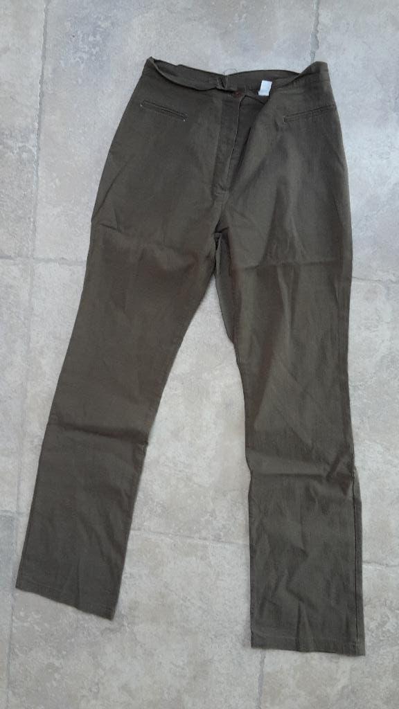 Mooie bruine broek mt 42, Taille 42/44 (L), Enlèvement ou Envoi, Brun, Longs
