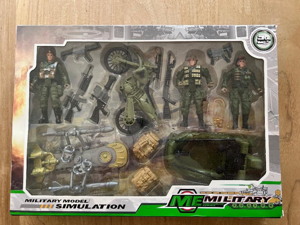 Set van plastic soldaten en accessoires, Ophalen, Nieuw