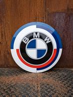XL Emaille Schild BMW M 1973 Reclamebord Vintage Motorsport, Verzenden, Gebruikt, Reclamebord