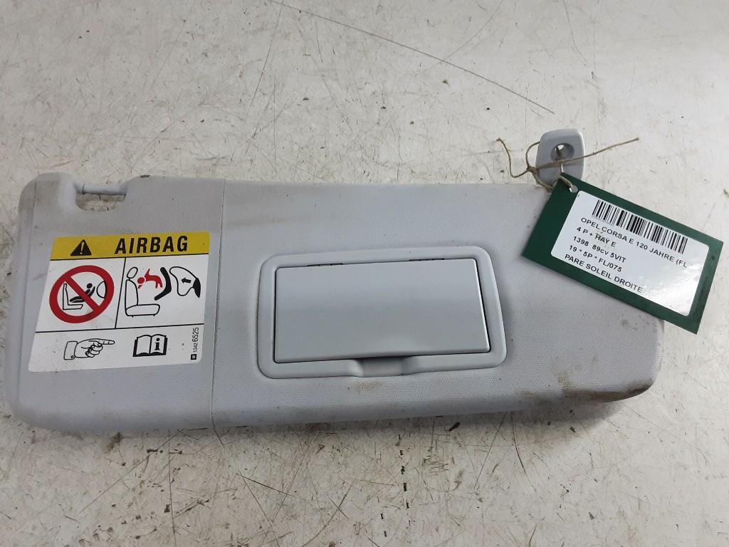 PARE-SOLEIL DROIT Opel Corsa E (01-2014/06-2019), Utilisé, Rue de l'Espoir 34 34
4030  GRIVEGNÉE, BE, Info@Collignon.be, Opel