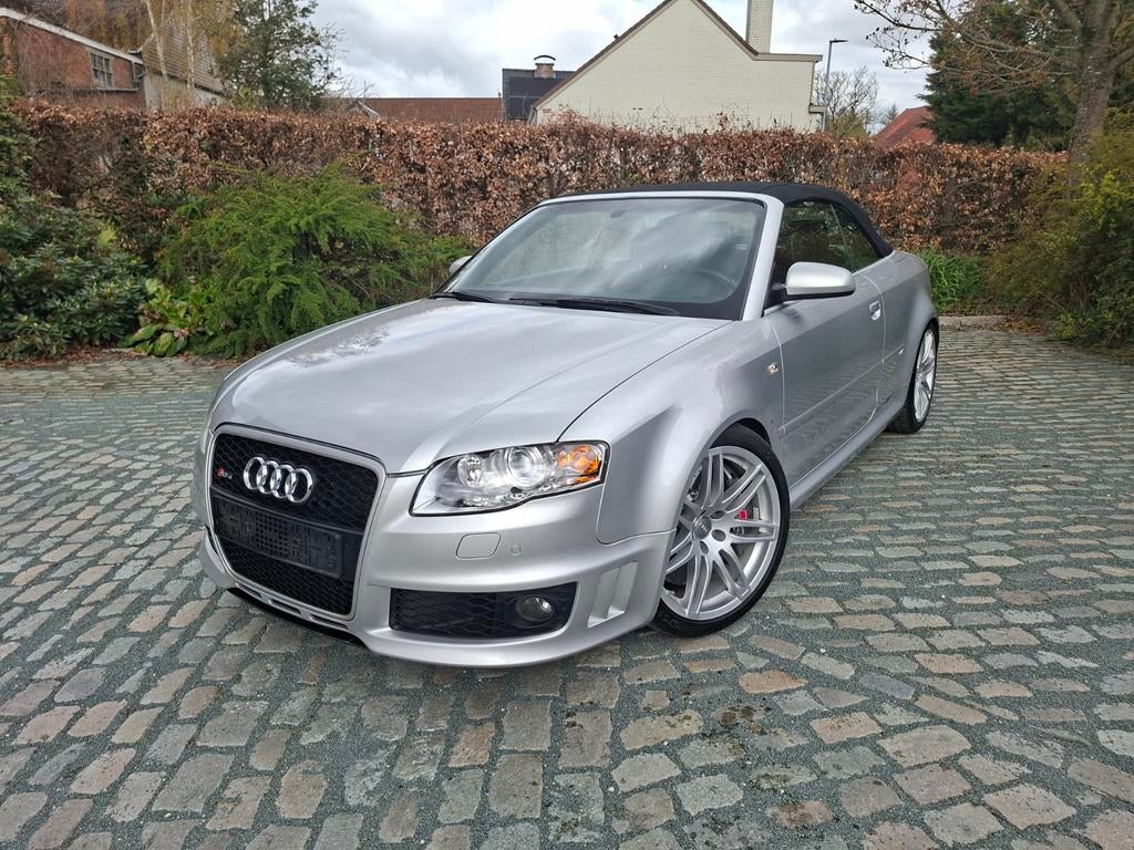QUATTRO GMBH B7 RS4 CABRIOLET, Autos, Audi, Particulier, RS4, USB, Essence, Cabriolet, 2 portes, Boîte manuelle, Argent ou Gris