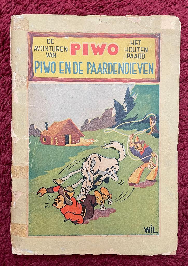 PIWO, LE CHEVAL DE BOIS partie 2 (première édition), Enlèvement ou Envoi, Willy Vandersteen, Une BD, Utilisé