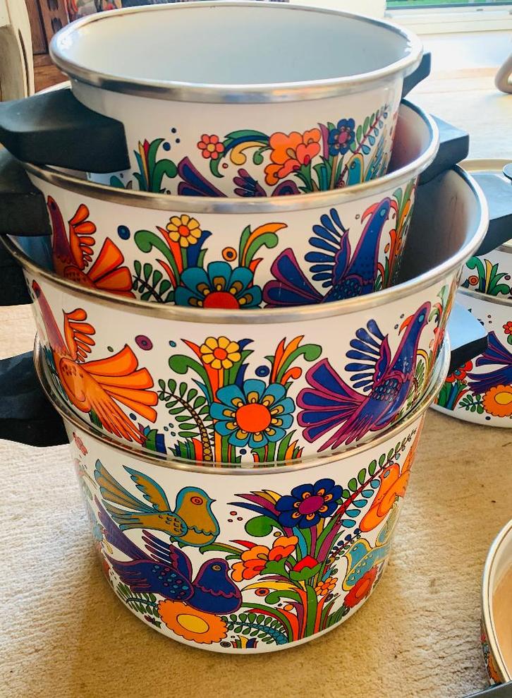 Batterie de cuisine Acapulco Villeroy & Boch, Antiquités & Art, Antiquités | Ustensiles de cuisine, Enlèvement