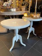 Metalen ronde bijzettafel SET van 2 Eichholtz Flamant, Ophalen, Zo goed als nieuw