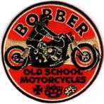 Bobber Old School Motorcycle stoffen opstrijk patch embleem, Envoi