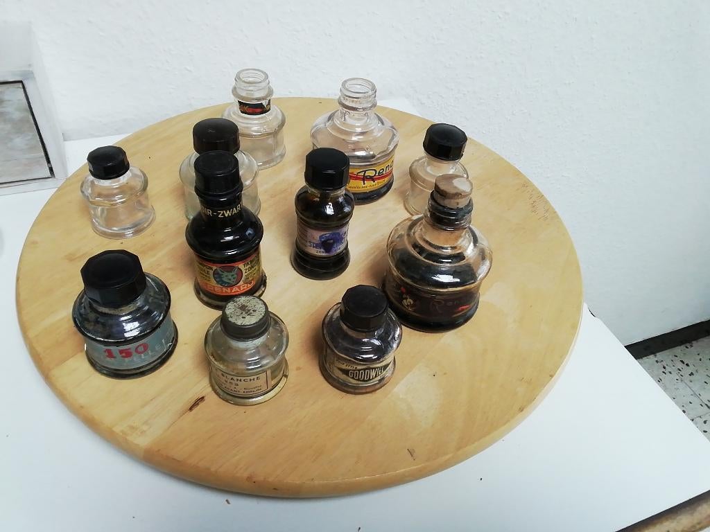 Collection flacons encre anciens, Enlèvement ou Envoi, Utilisé