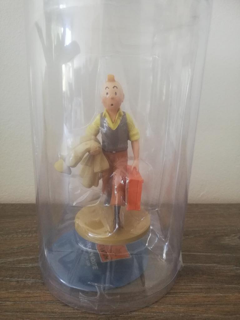 Figurine Tintin en route, Tintin