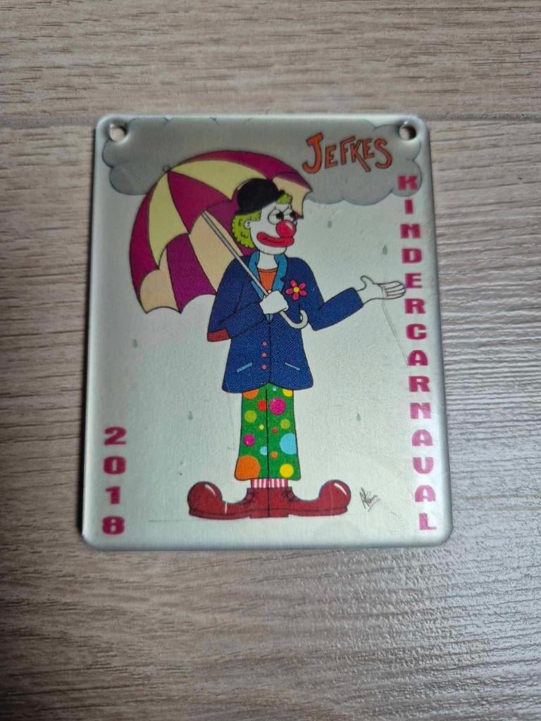 Carnaval Aalst medaille De jefkes van sint - anna 2018, Ophalen of Verzenden