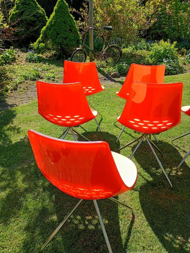 Retro Calligaris eetkamer stoelen, Huis en Inrichting, Stoelen, Ophalen